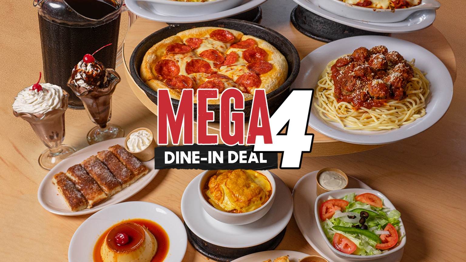 DineIn Mega Deal Pizza Hut Aruba Sasaki